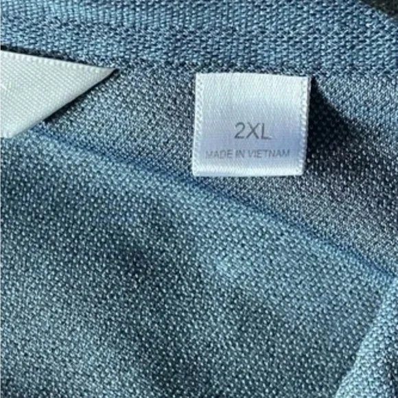 Travis Mathew Blue Golf Polo Shirt Athleticcore Country Club Athleisure 2XL - Picture 9 of 10